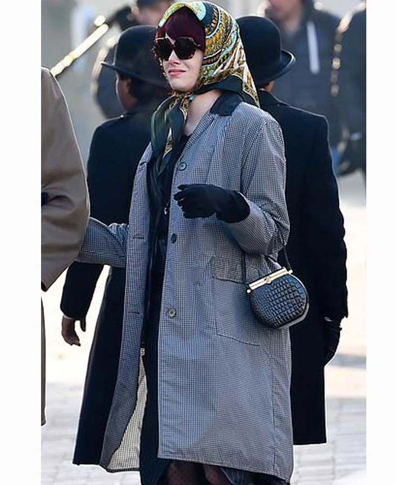 Cruella Emma Stone White and Black Coat Cruella Emma Stone White and Black Coat - Image 2