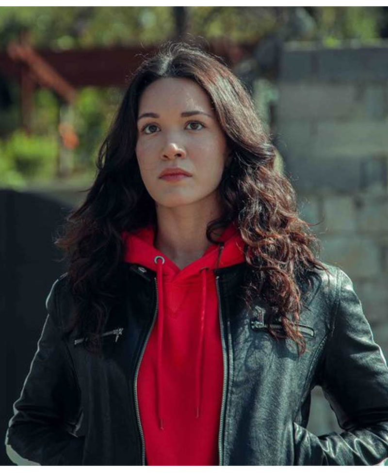 Hazal Subasi The Pit S04 Leather Jacket Hazal Subasi The Pit S04 Leather Jacket
