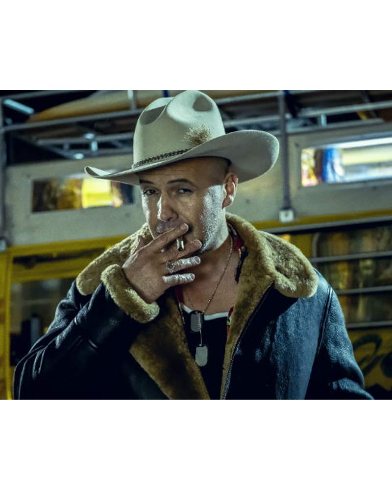 Curfew Billy Zane Brown Leather Jacket Curfew Billy Zane Brown Leather Jacket - Image 3