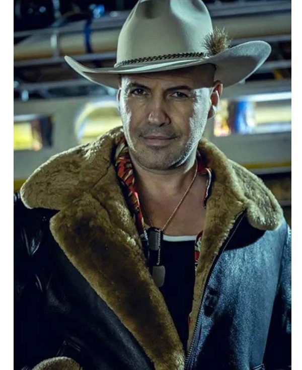 Curfew Billy Zane Brown Leather Jacket
