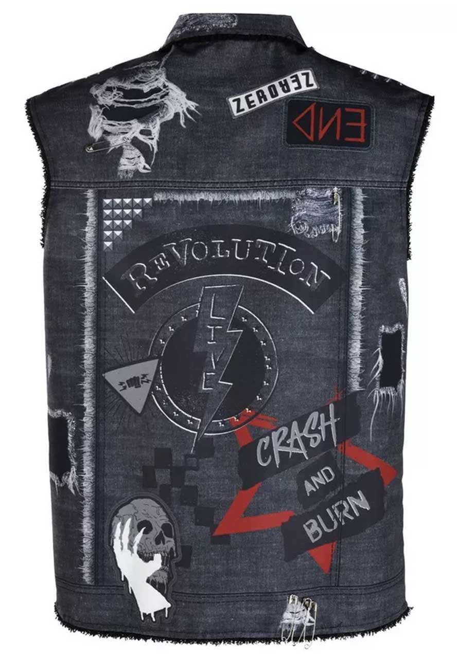 Cyberpunk Chambray Vest Cyberpunk Chambray Vest - Image 3