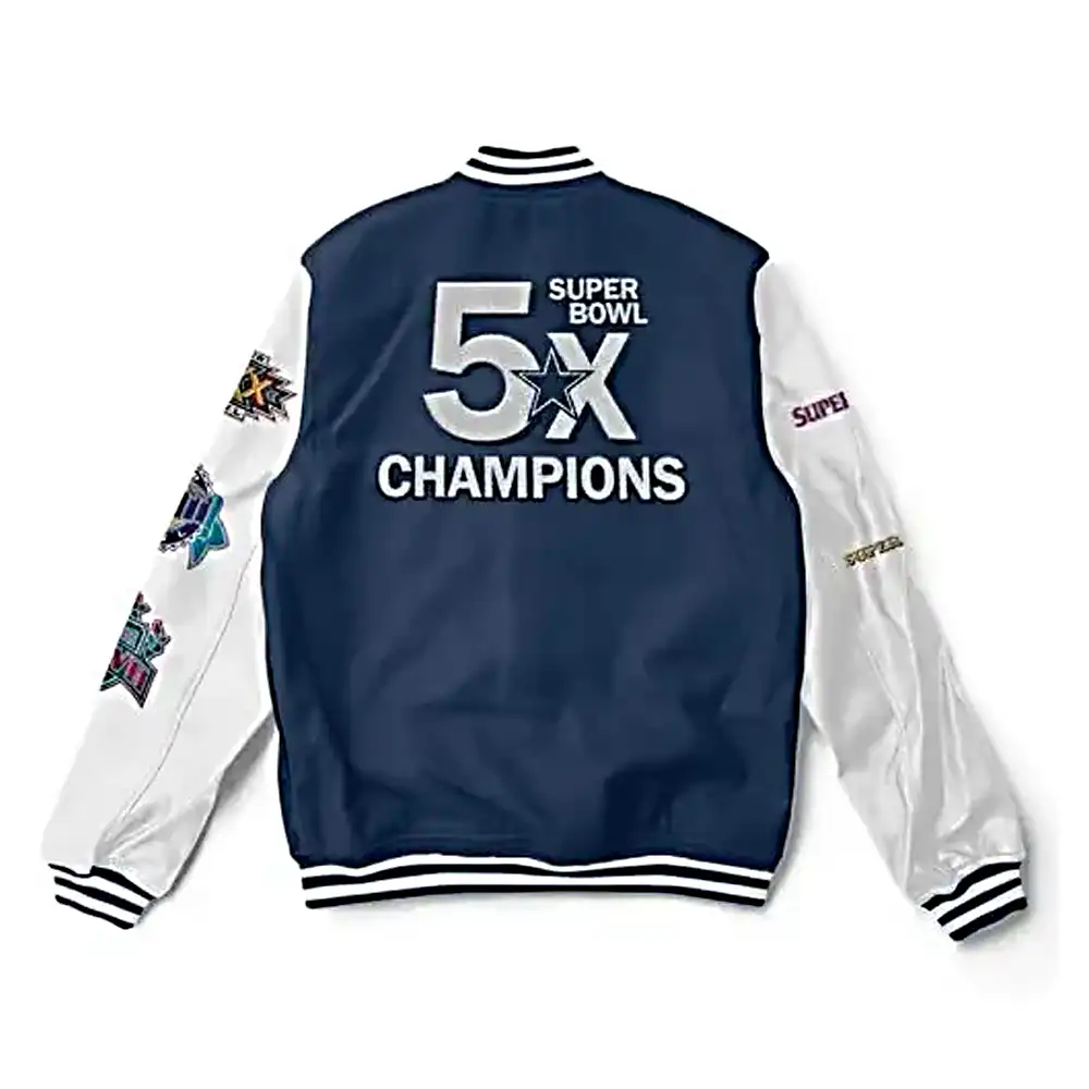 Dallas Cowboys Super Bowl Jacket Dallas Cowboys Super Bowl Jacket - Image 2