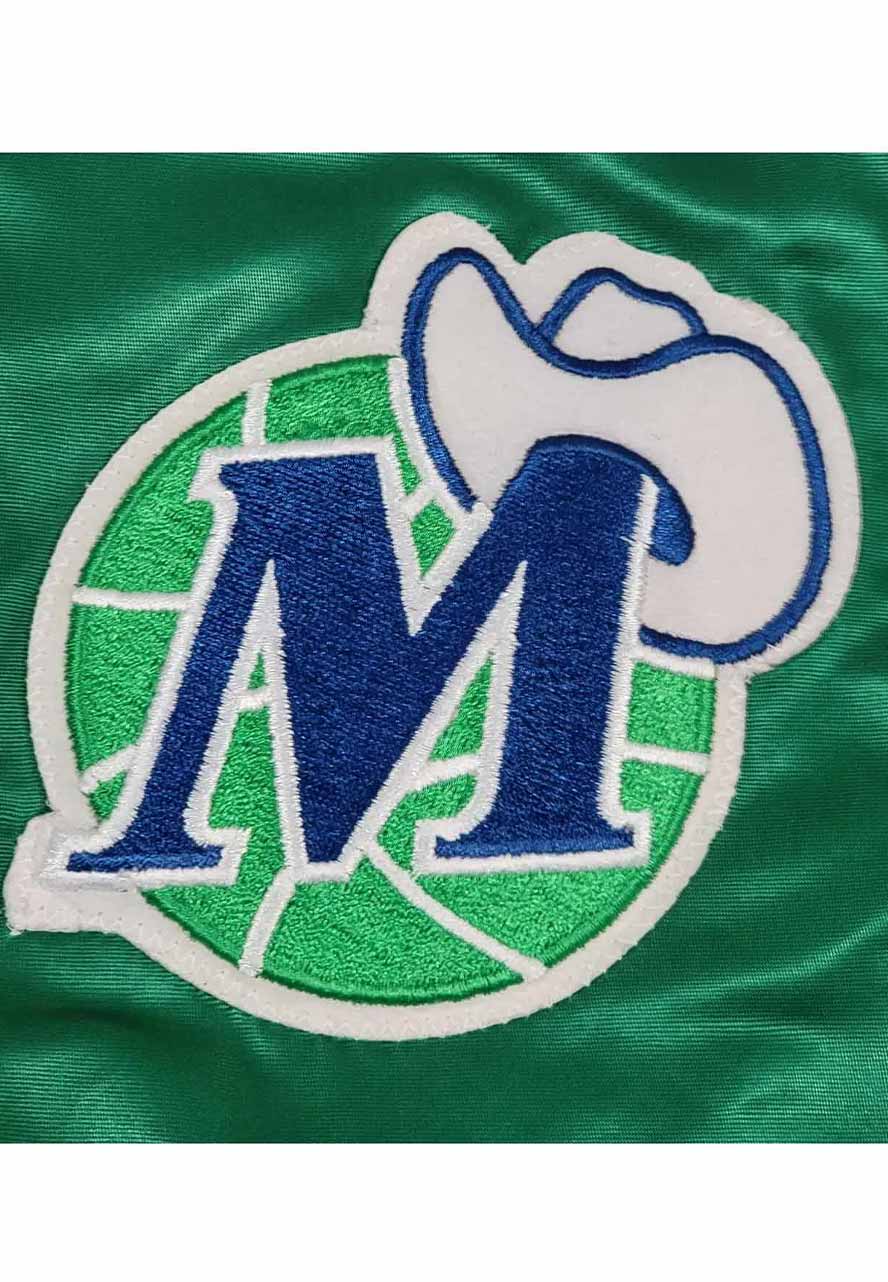 Dallas Mavericks Green Bomber Jacket Dallas Mavericks Green Bomber Jacket - Image 3