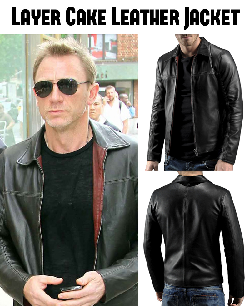 Daniel Craig Layer Cake Leather Jacket Daniel Craig Layer Cake Leather Jacket - Image 7