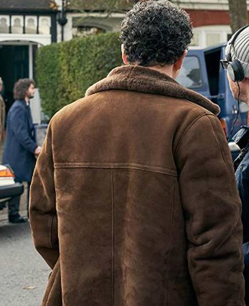 Daniel Mays Des Suede Leather Coat Daniel Mays Des Suede Leather Coat - Image 3