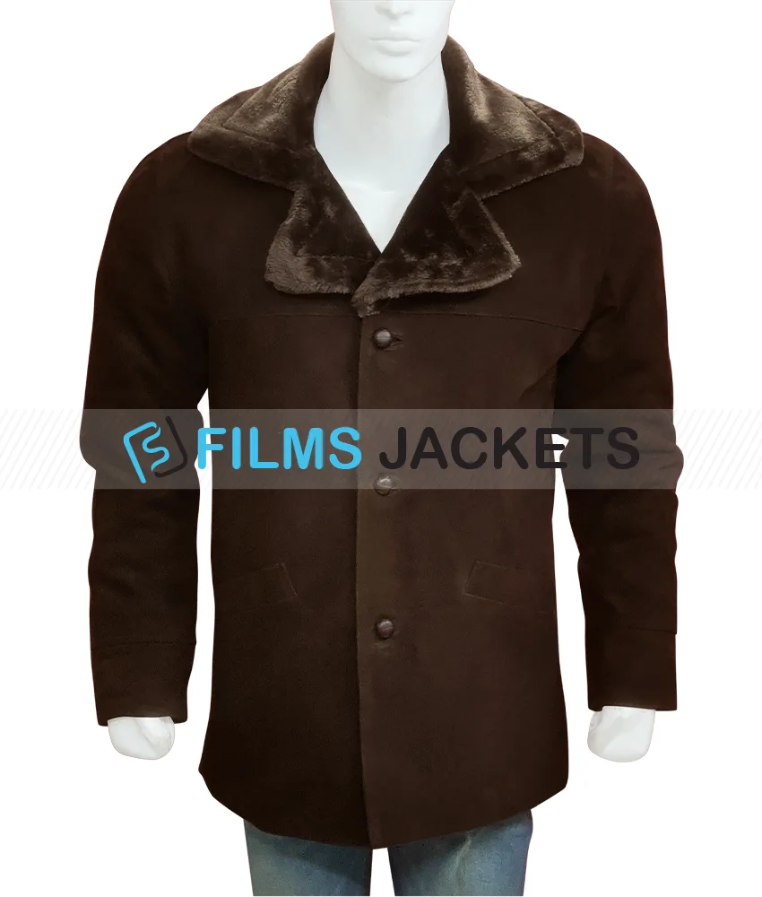 Daniel Mays Des Suede Leather Coat Daniel Mays Des Suede Leather Coat - Image 4