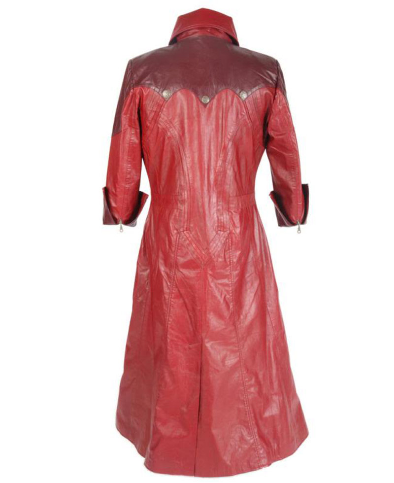Devil May Cry 4 Dante Red Leather Coat devil may cry 4 coat