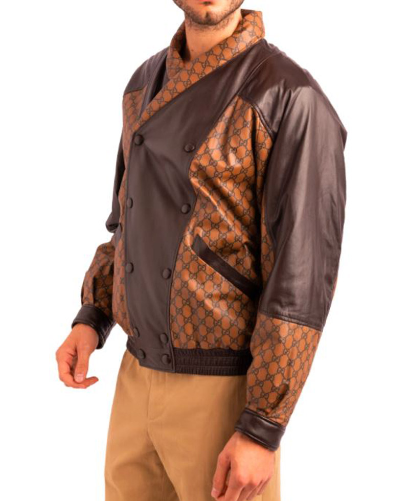 Dapper Dan Double Breasted Leather Jacket Dapper Dan Double Breasted Leather Jacket - Image 5