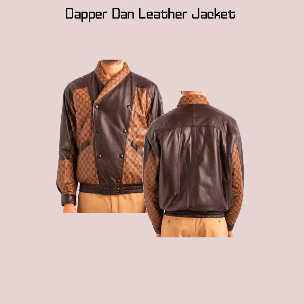 Dapper Dan Double Breasted Leather Jacket Dapper Dan Double Breasted Leather Jacket - Image 7