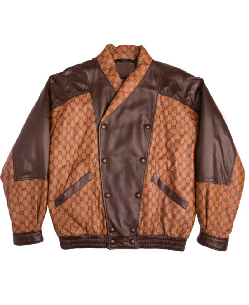 Dapper Dan Double Breasted Leather Jacket Dapper Dan Double Breasted Leather Jacket