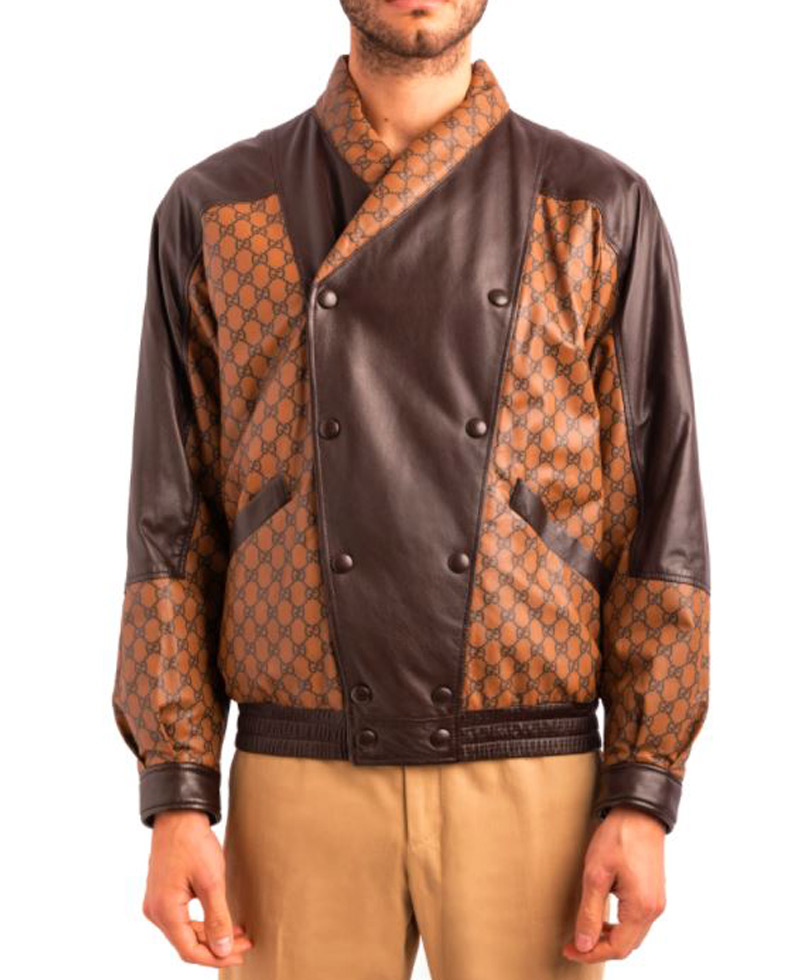 Dapper Dan Double Breasted Leather Jacket Dapper Dan Double Breasted Leather Jacket - Image 3