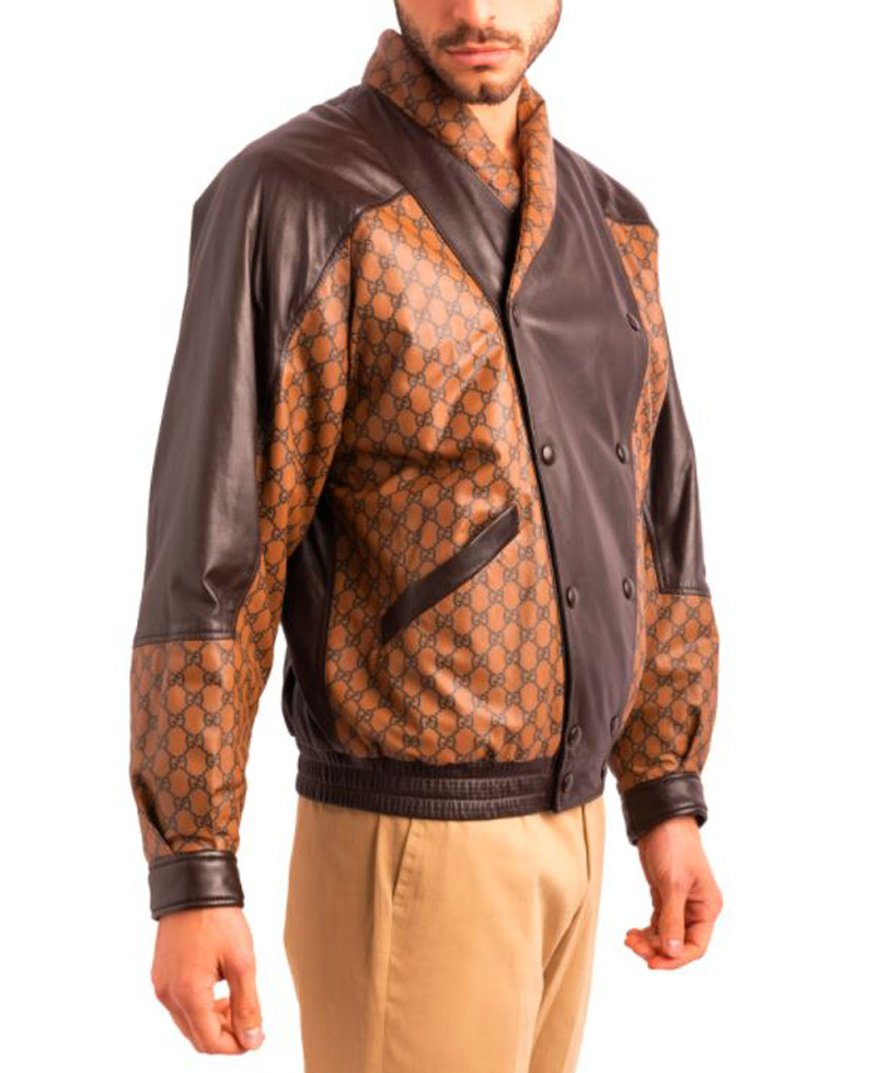 Dapper Dan Double Breasted Leather Jacket Dapper Dan Double Breasted Leather Jacket - Image 4