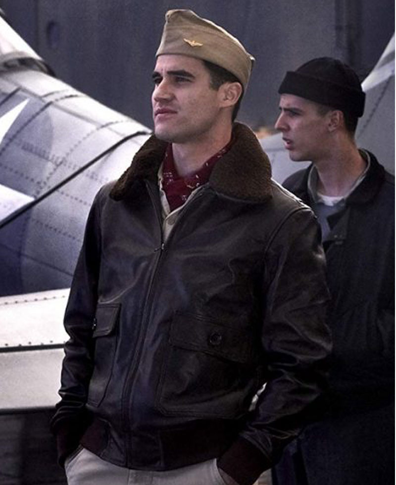 Darren Criss Midway A2 Leather Jacket Darren Criss Midway A2 Leather Jacket