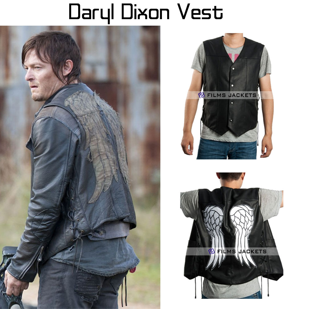 Daryl Dixon The Walking Dead Angel Wings Vest the walking dead daryl dixon vest
