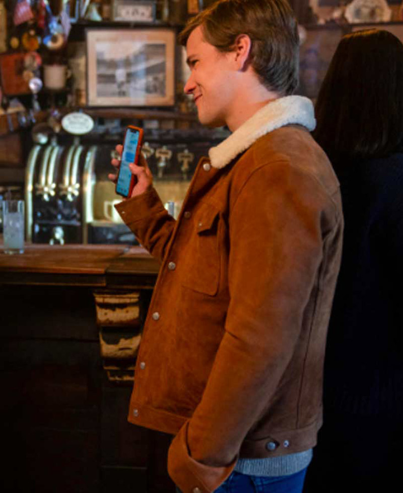 Dash & Lily Glenn Mccuen Brown Suede Jacket