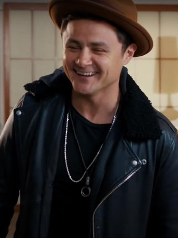 Dating & New York Arturo Castro Shearling Leather Jacket Dating & New York Arturo Castro Shearling Leather Jacket - Image 3