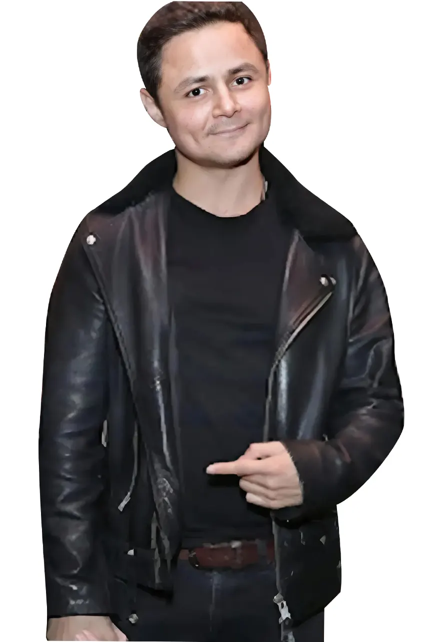 Dating & New York Arturo Castro Shearling Leather Jacket Dating & New York Arturo Castro Shearling Leather Jacket