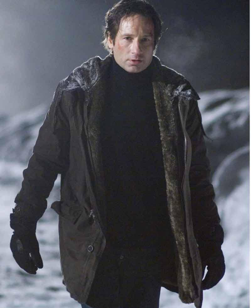 The X-Files David Duchovny Shearling Coat The X-Files David Duchovny Shearling Coat - Image 4