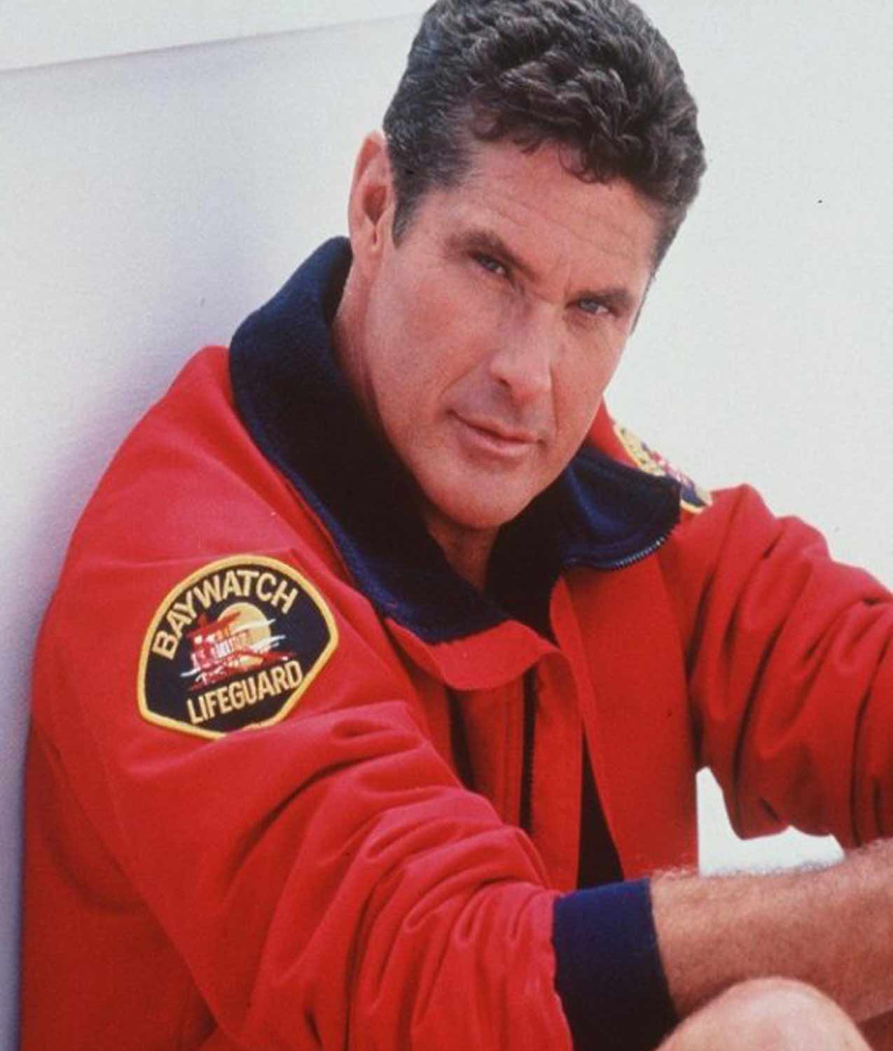 David Hasselhoff Red Baywatch Jacket David Hasselhoff Red Baywatch Jacket - Image 5
