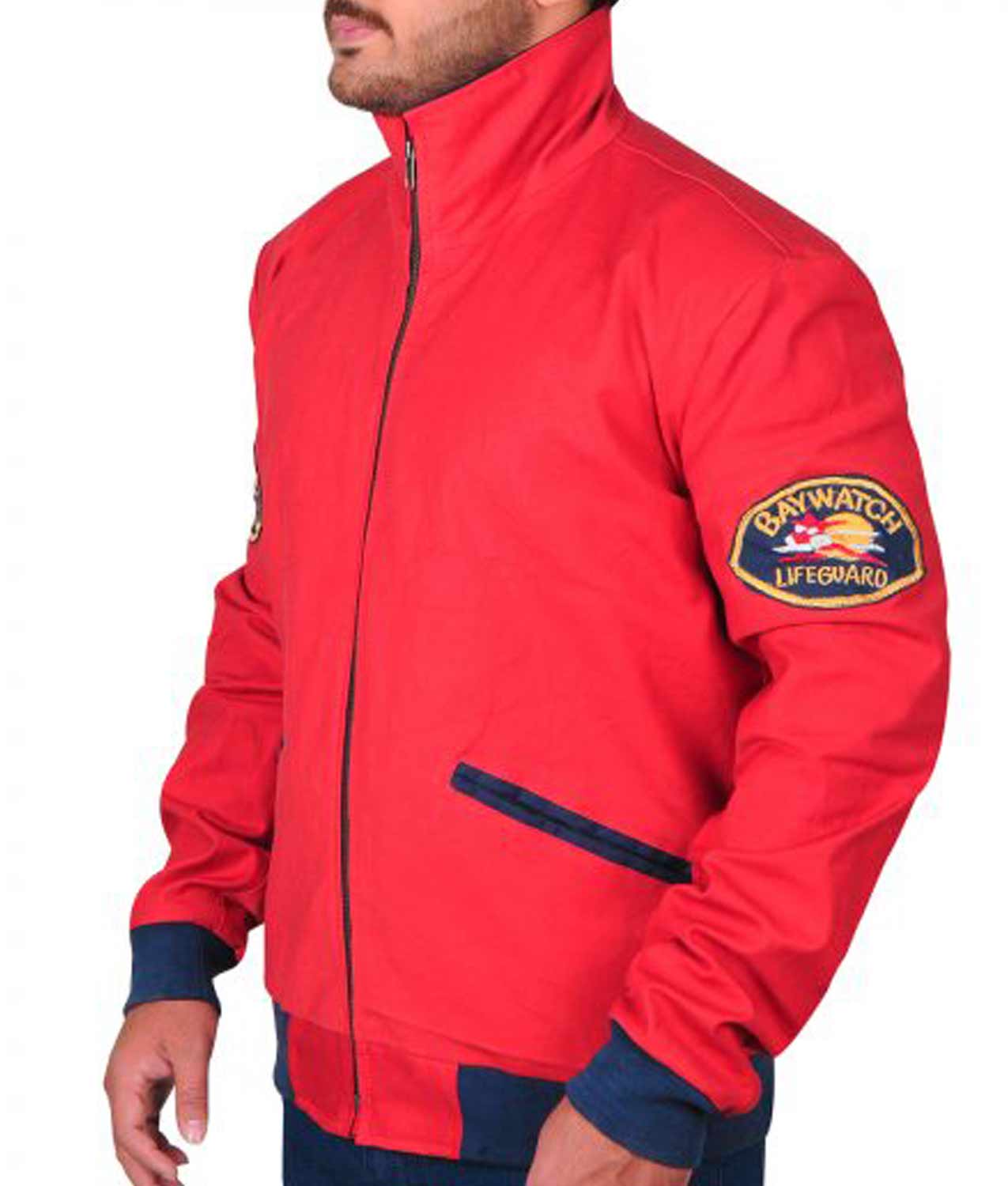 David Hasselhoff Red Baywatch Jacket David Hasselhoff Red Baywatch Jacket - Image 3