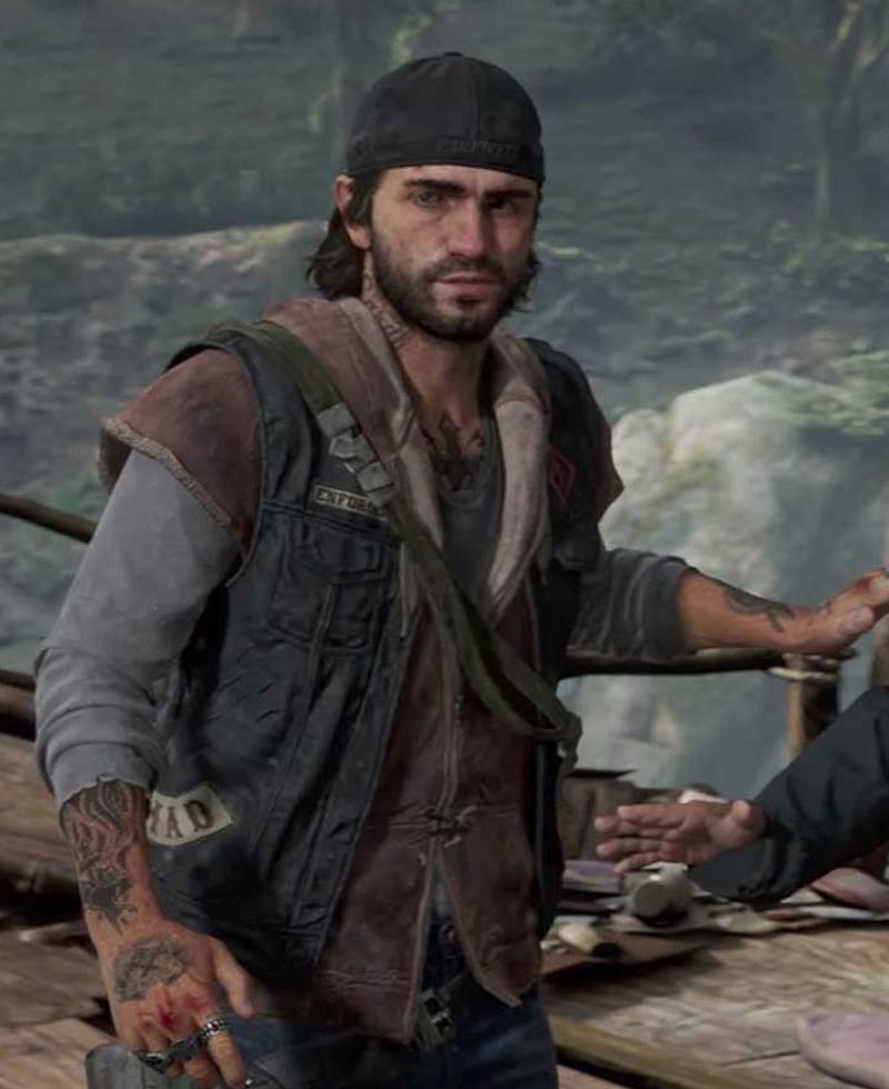 Days Gone Deacon St. John Leather Vest Days Gone Deacon St. John Leather Vest - Image 5