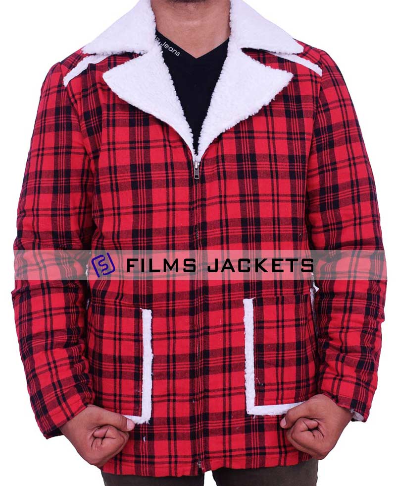 Deadpool Vanessa and Wade Wilson Shearling Jacket Deadpool Vanessa and Wade Wilson Shearling Jacket - Image 3