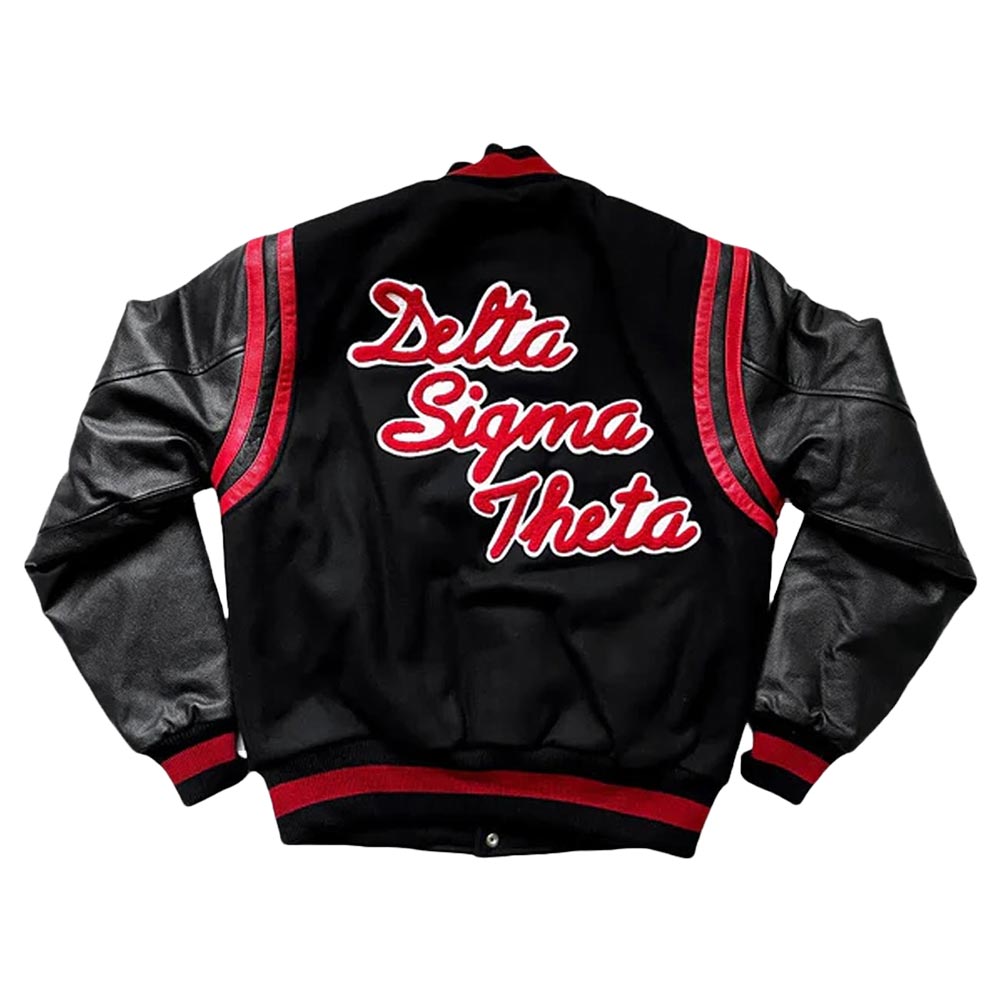 Delta Sigma Theta Varsity Jacket Delta Sigma Theta Varsity Jacket - Image 2