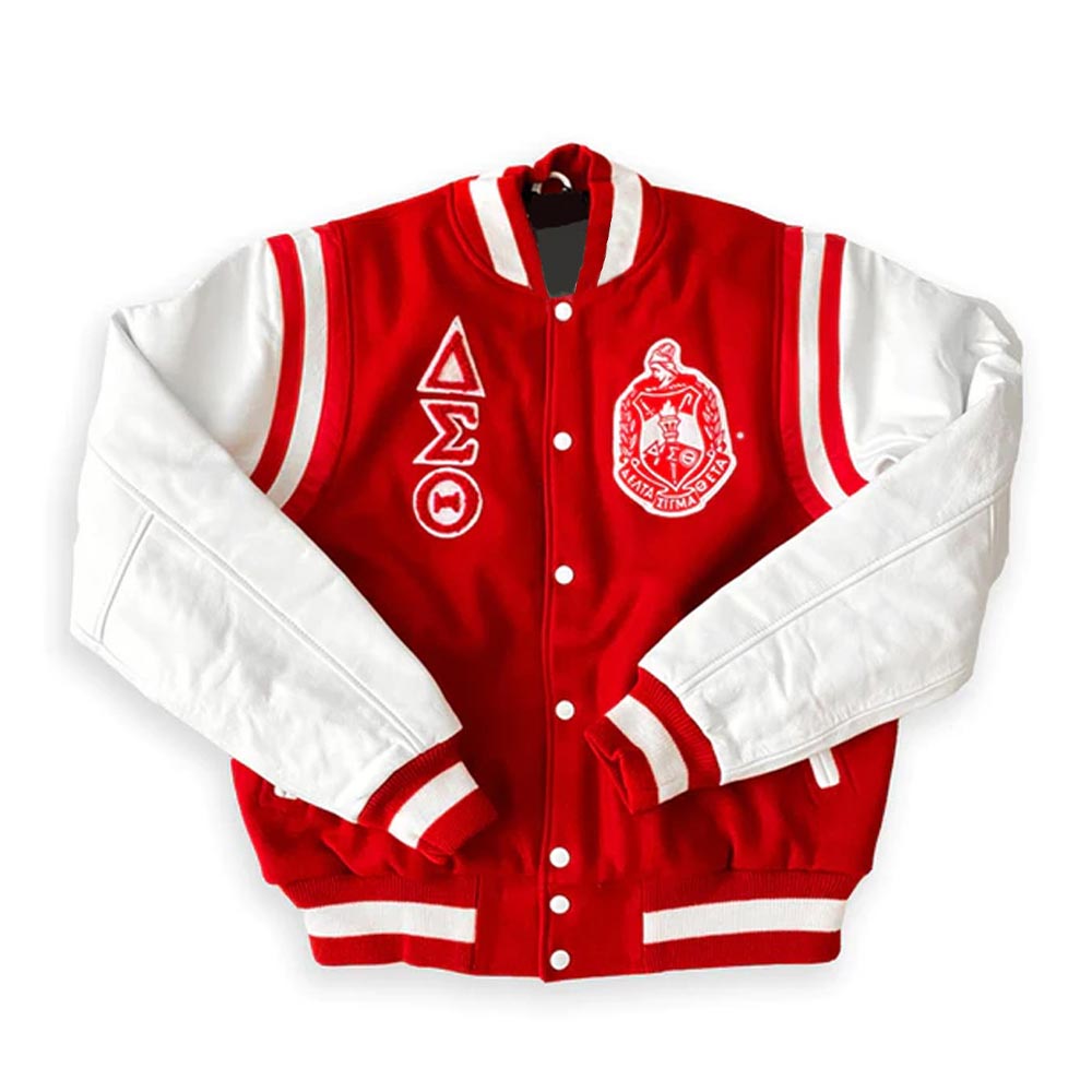 Delta Sigma Theta Varsity Jacket Delta Sigma Theta Varsity Jacket - Image 3