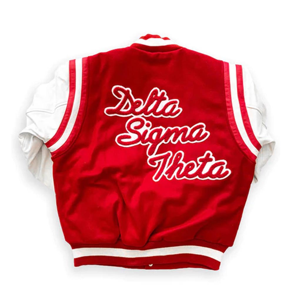 Delta Sigma Theta Varsity Jacket Delta Sigma Theta Varsity Jacket - Image 4
