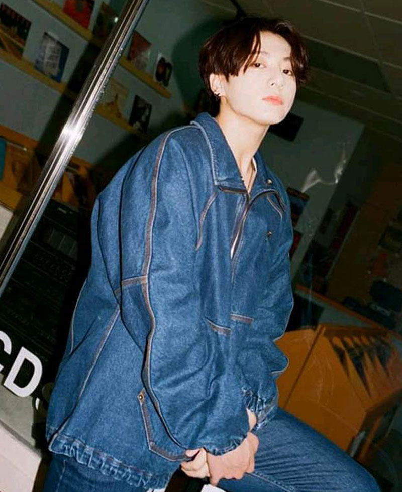 Jungkook Denim Jacket Jungkook Denim Jacket - Image 2