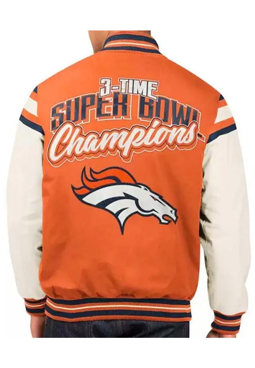 Denver Broncos Super Bowl Jacket Denver Broncos Super Bowl Jacket - Image 2