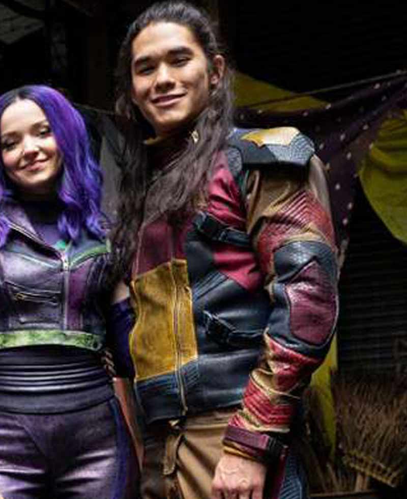 Booboo Stewart Descendants 3 Leather Jacket Booboo Stewart Descendants 3 Leather Jacket - Image 2