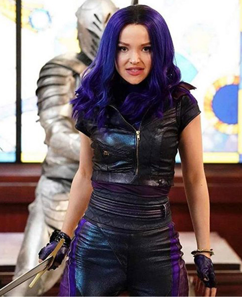Descendants 3 Dove Cameron Black Leather Vest Descendants 3 Dove Cameron Black Leather Vest