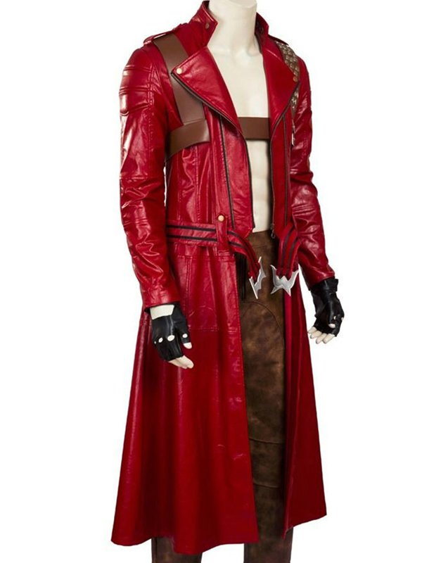 Devil May Cry 3 Dante Red Trench Coat Devil May Cry 3 Dante Red Trench Coat - Image 3