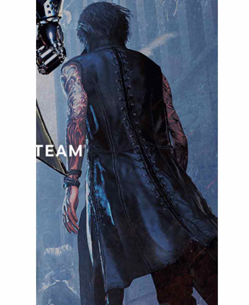 Devil May Cry 5 V Black Leather Coat may cry 5 v coat
