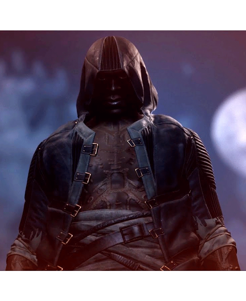 Devils Hunt Game Trench Leather Coat Devils Hunt Game Trench Leather Coat - Image 2