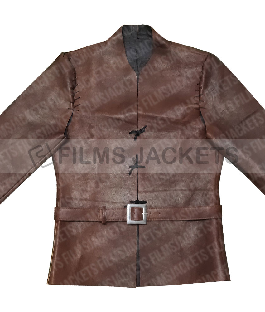 Devon Terrell Cursed Belted Leather Jacket Devon Terrell Cursed Belted Leather Jacket - Image 5