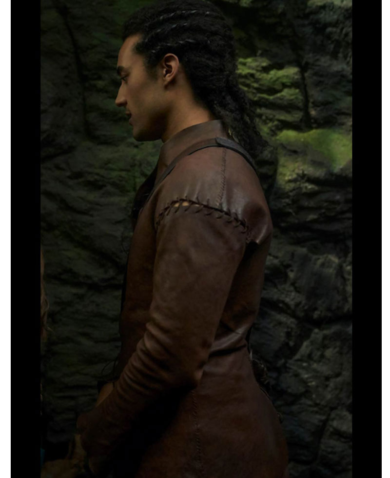 Devon Terrell Cursed Belted Leather Jacket Devon Terrell Cursed Belted Leather Jacket - Image 2