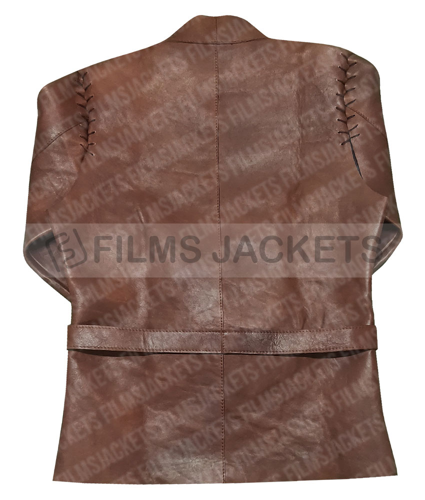 Devon Terrell Cursed Belted Leather Jacket Devon Terrell Cursed Belted Leather Jacket - Image 6