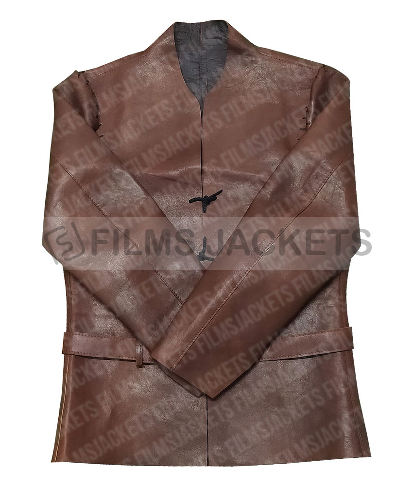 Devon Terrell Cursed Belted Leather Jacket Devon Terrell Cursed Belted Leather Jacket - Image 4