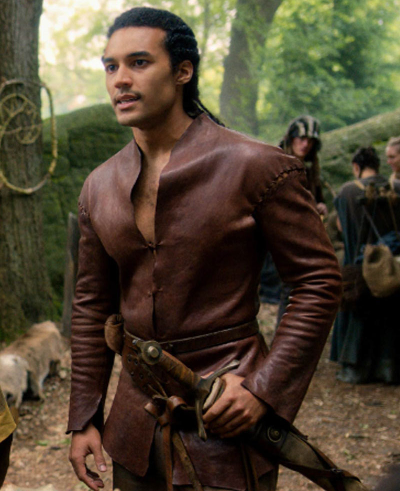 Devon Terrell Cursed Belted Leather Jacket Devon Terrell Cursed Belted Leather Jacket