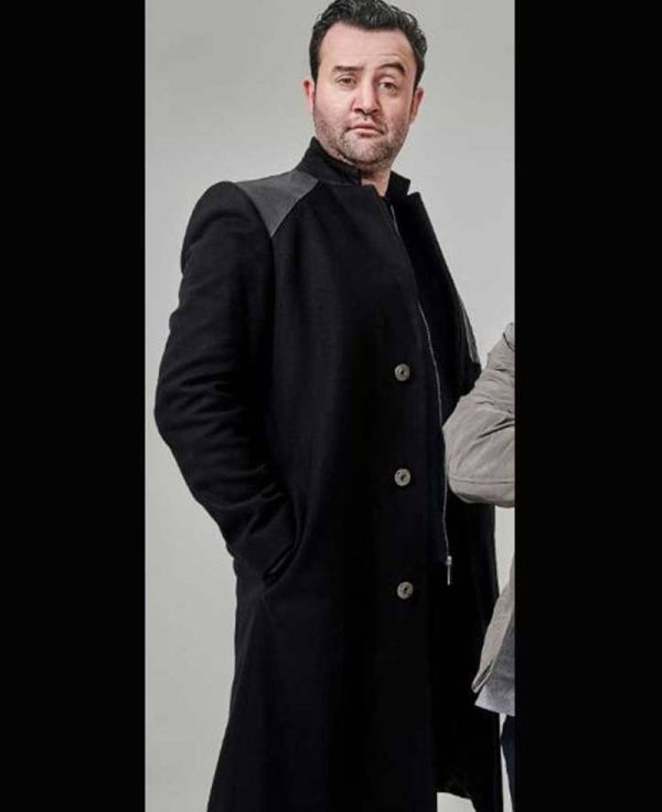 Code 404 Daniel Mays Black Coat
