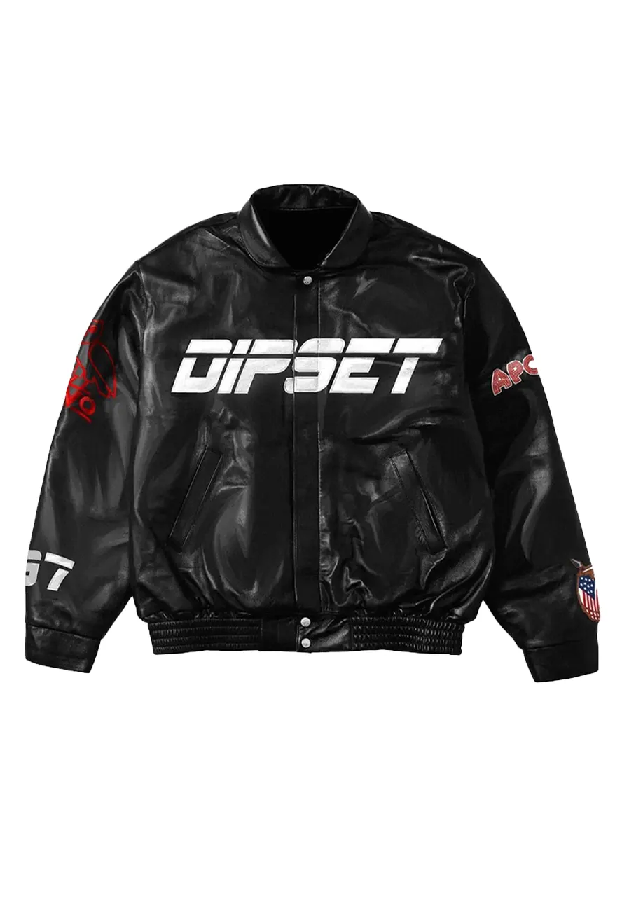 Dipset Diplomats Leather Jacket Dipset Diplomats Leather Jacket - Image 2