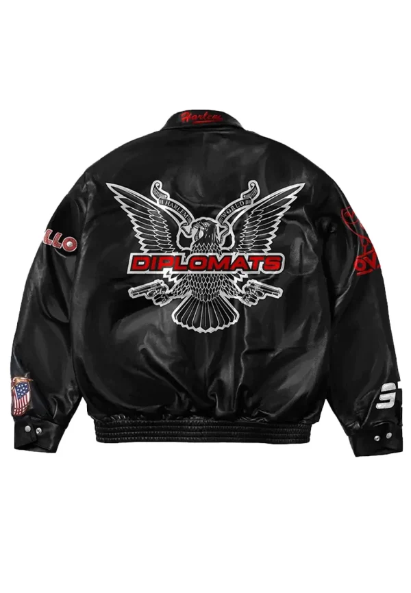 Dipset Diplomats Leather Jacket