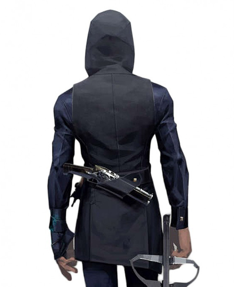 Dishonored 2 Game Corvo Attano Hooded Vest Dishonored 2 Game Corvo Attano Hooded Vest - Image 2