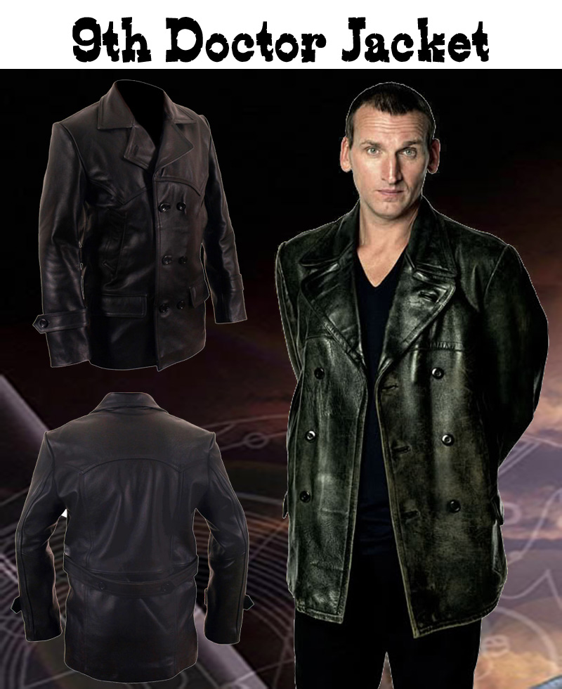 Doctor Who Ninth Doctor Who Leather Jacket Doctor Who Ninth Doctor Who Leather Jacket - Image 4