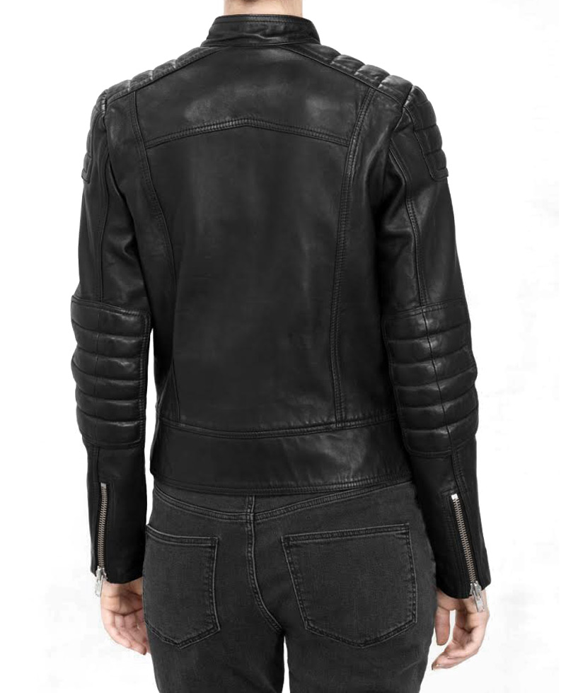 Doctor Who TV Series Clara Oswald Leather Jacket Doctor Who TV Series Clara Oswald Leather Jacket - Image 2