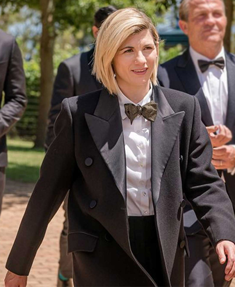 Doctor Who Jodie Whittaker Double Breasted Coat Doctor Who Jodie Whittaker Double Breasted Coat - Image 2