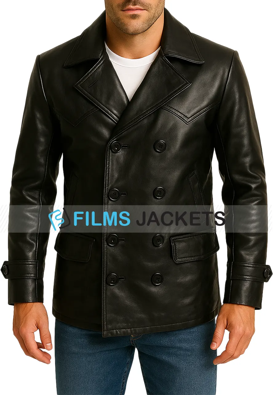 Doctor Who Ninth Doctor Who Leather Jacket Doctor Who Ninth Doctor Who Leather Jacket - Image 5