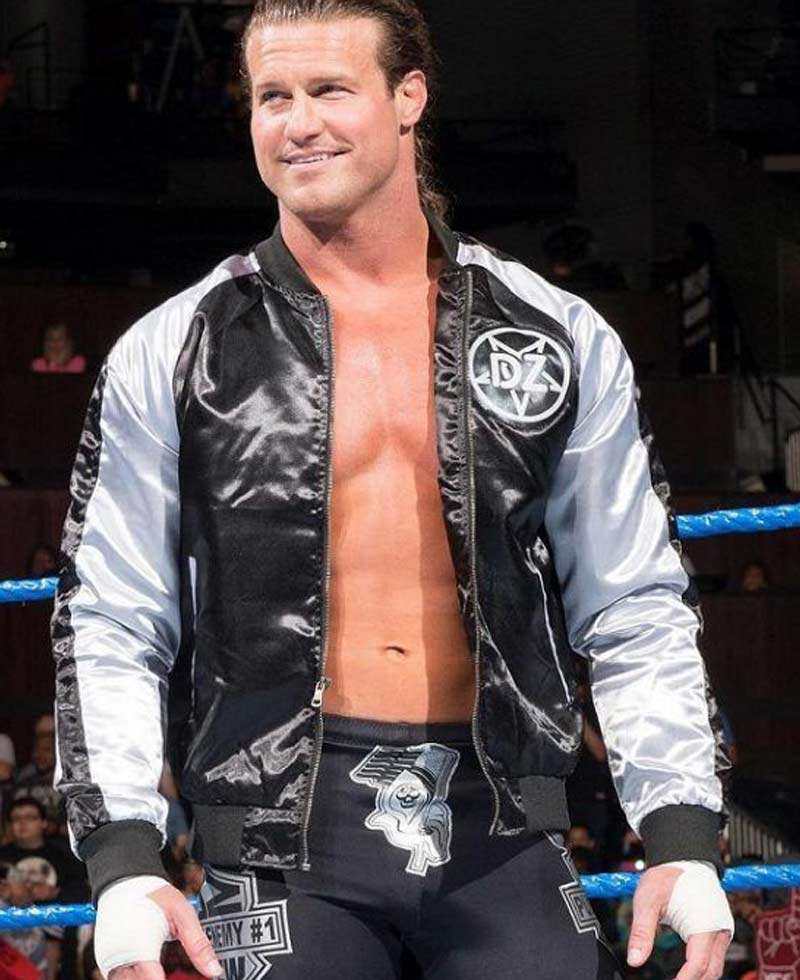 WWE Dolph Ziggler Varsity Jacket WWE Dolph Ziggler Varsity Jacket - Image 7